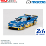 Modelauto 1:43 | TSM TSM430190 | Mazda RX-7 France / Le Mans 24 Hours Modelauto 1:43 | TSM TSM430190 | Mazda RX-7 France / Le Mans 24 Hours