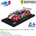 Modelauto 1:18 | BBR Models P18200 | Ferrari 800 LMGTE-PRO | AF Corse 2020 #51 France / Le Mans 24 Hours Modelauto 1:18 | BBR Models P18200 | Ferrari 800 LMGTE-PRO | AF Corse 2020 #51 France / Le Mans 24 Hours