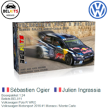 Bouwpakket 1:24 | Belkits BEL011 | Volkswagen Polo R WRC | Volkswagen Motorsport 2016 #1 Monaco / Monte Carlo Bouwpakket 1:24 | Belkits BEL011 | Volkswagen Polo R WRC | Volkswagen Motorsport 2016 #1 Monaco / Monte Carlo