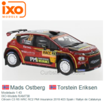 Modelauto 1:43 | IXO-Models RAM738 | Citroen C3 R5 WRC RC2 PMI Insurance 2019 #23 Spain / Rallye de Catalunya Modelauto 1:43 | IXO-Models RAM738 | Citroen C3 R5 WRC RC2 PMI Insurance 2019 #23 Spain / Rallye de Catalunya