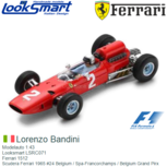 Modelauto 1:43 | Looksmart LSRC071 | Ferrari 1512 | Scudera Ferrari 1965 #24 Belgium / Spa-Francorchamps / Belgium Grand Pirx Modelauto 1:43 | Looksmart LSRC071 | Ferrari 1512 | Scudera Ferrari 1965 #24 Belgium / Spa-Francorchamps / Belgium Grand Pirx