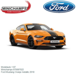 Modelauto 1:87 | Minichamps 870087022 | Ford Mustang Oranje metallic 2018 Modelauto 1:87 | Minichamps 870087022 | Ford Mustang Oranje metallic 2018