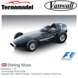 Modelauto 1:18 | Tecnomodel TM18-165B | Vanwall VW5 1958 #7 Britain / Silverstone / British Grand Prix Modelauto 1:18 | Tecnomodel TM18-165B | Vanwall VW5 1958 #7 Britain / Silverstone / British Grand Prix