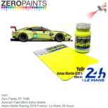 Verf | Zero Paints ZP-1599 | Airbrush Paint 60ml Aston Martin | Aston Martin Racing 2019 France / Le Mans 24 Hours Verf | Zero Paints ZP-1599 | Airbrush Paint 60ml Aston Martin | Aston Martin Racing 2019 France / Le Mans 24 Hours