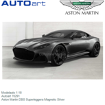 Modelauto 1:18 | Autoart 70291 | Aston Martin DBS Superleggera Magnetic Silver Modelauto 1:18 | Autoart 70291 | Aston Martin DBS Superleggera Magnetic Silver