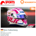 Helm 1:2 | Mini Helmet HULK2020 | Schuberth Helmet | Racing Point 2020 Helm 1:2 | Mini Helmet HULK2020 | Schuberth Helmet | Racing Point 2020