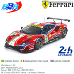 Modelauto 1:43 | BBR Models BBRC252 | Ferrari 488 GTE Evo LMGTE-PRO | AF Corse 2020 #51 France / Le Mans 24 Hours Modelauto 1:43 | BBR Models BBRC252 | Ferrari 488 GTE Evo LMGTE-PRO | AF Corse 2020 #51 France / Le Mans 24 Hours