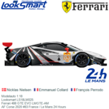 Modelauto 1:18 | Looksmart LS18LM025 | Ferrari 488 GTE EVO LMGTE-AM | AF Corse 2020 #83 France / Le Mans 24 Hours Modelauto 1:18 | Looksmart LS18LM025 | Ferrari 488 GTE EVO LMGTE-AM | AF Corse 2020 #83 France / Le Mans 24 Hours