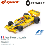 Modelauto 1:18 | Spark 18S371 | Renault RS01 | Renault Sport 1978 #15 Modelauto 1:18 | Spark 18S371 | Renault RS01 | Renault Sport 1978 #15