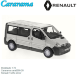 Modelauto 1:72 | Cararama cara5000-20 | Renault Traffic Zilver Modelauto 1:72 | Cararama cara5000-20 | Renault Traffic Zilver