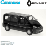 Modelauto 1:72 | Cararama cara5000-21 | Renault Traffic Zwart Modelauto 1:72 | Cararama cara5000-21 | Renault Traffic Zwart