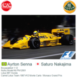 Bouwpakket 1:12 | NuNu Model Kit PN12001 | Lotus 99T Honda | Camel Lotus Team 1987 #12 Monte Carlo / Monaco Grand Prix Bouwpakket 1:12 | NuNu Model Kit PN12001 | Lotus 99T Honda | Camel Lotus Team 1987 #12 Monte Carlo / Monaco Grand Prix