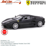 Modelauto 1:43 | Red Line Models RL017 | Ferrari 360 Modena Challenge Stradale Zwart 2002 Modelauto 1:43 | Red Line Models RL017 | Ferrari 360 Modena Challenge Stradale Zwart 2002