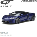 Modelauto 1:18 | GT Spirit GT818 | McLaren GT Blauw 2019 Modelauto 1:18 | GT Spirit GT818 | McLaren GT Blauw 2019