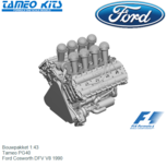 Bouwpakket 1:43 | Tameo PG40 | Ford Cosworth DFV V8 1990 Bouwpakket 1:43 | Tameo PG40 | Ford Cosworth DFV V8 1990