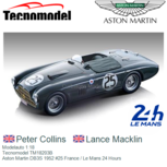 Modelauto 1:18 | Tecnomodel TM18203B | Aston Martin DB3S 1952 #25 France / Le Mans 24 Hours Modelauto 1:18 | Tecnomodel TM18203B | Aston Martin DB3S 1952 #25 France / Le Mans 24 Hours