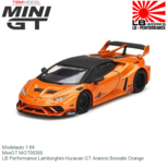 Modelauto 1:64 | MiniGT MGT00355 | LB Performance Lamborghini Huracan GT Arancio Borealis Orange Modelauto 1:64 | MiniGT MGT00355 | LB Performance Lamborghini Huracan GT Arancio Borealis Orange