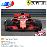 Modelauto 1:18 | BBR Models BBR211895 | Ferrari SF71H | Scuderia Ferrari 2021 #55 Italy / Fiorano Modelauto 1:18 | BBR Models BBR211895 | Ferrari SF71H | Scuderia Ferrari 2021 #55 Italy / Fiorano