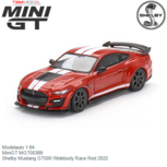 Modelauto 1:64 | MiniGT MGT00389 | Shelby Mustang GT500 Widebody Race Red 2022 Modelauto 1:64 | MiniGT MGT00389 | Shelby Mustang GT500 Widebody Race Red 2022