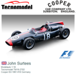 Modelauto 1:18 | Tecnomodel TM18-275D | Cooper t53 1961 #18 Germany Modelauto 1:18 | Tecnomodel TM18-275D | Cooper t53 1961 #18 Germany