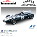 Modelauto 1:18 | Tecnomodel TM18-275B | Cooper T3 1960 #2 Britain Modelauto 1:18 | Tecnomodel TM18-275B | Cooper T3 1960 #2 Britain
