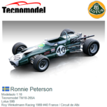 Modelauto 1:18 | Tecnomodel TM18-265A | Lotus 59B | Roy Winkelmann Racing 1969 #40 France / Circuit de Albi Modelauto 1:18 | Tecnomodel TM18-265A | Lotus 59B | Roy Winkelmann Racing 1969 #40 France / Circuit de Albi