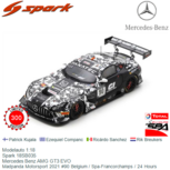 Modelauto 1:18 | Spark 18SB035 | Mercedes Benz AMG GT3 EVO | Madpanda Motorsport 2021 #90 Belgium / Spa-Francorchamps / 24 Hours Modelauto 1:18 | Spark 18SB035 | Mercedes Benz AMG GT3 EVO | Madpanda Motorsport 2021 #90 Belgium / Spa-Francorchamps / 24 Hours