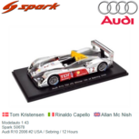 Modelauto 1:43 | Spark S0678 | Audi R10 2006 #2 USA / Sebring / 12 Hours Modelauto 1:43 | Spark S0678 | Audi R10 2006 #2 USA / Sebring / 12 Hours