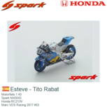 Motorfiets 1:43 | Spark M43043 | Honda RC213V | Marc VDS Racing 2017 #53 Motorfiets 1:43 | Spark M43043 | Honda RC213V | Marc VDS Racing 2017 #53