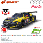 Modelauto 1:43 | Spark SG532 | Audi R8 LMS BE SP8 | Giti Tire Motorsport by RaceIng 2019 #148 Germany / Nürburgring / 24 Hours Modelauto 1:43 | Spark SG532 | Audi R8 LMS BE SP8 | Giti Tire Motorsport by RaceIng 2019 #148 Germany / Nürburgring / 24 Hours