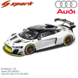 Modelauto 1:43 | Spark 5021900431 | Audi R8 LMS GT2 Wit 2020 Modelauto 1:43 | Spark 5021900431 | Audi R8 LMS GT2 Wit 2020