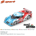 Modelauto 1:43 | Spark 43DA08 | Riley Mk.XI Target 2008 #01 USA / Daytona 24 hours Modelauto 1:43 | Spark 43DA08 | Riley Mk.XI Target 2008 #01 USA / Daytona 24 hours