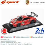 Modelauto 1:43 | Spark WAP0209010MLEM | Porsche 911 RSR-19 LMGTE-PRO | Porsche GT Team 2020 #91 France / Le Mans 24 Hours Modelauto 1:43 | Spark WAP0209010MLEM | Porsche 911 RSR-19 LMGTE-PRO | Porsche GT Team 2020 #91 France / Le Mans 24 Hours