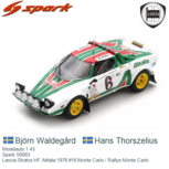 Modelauto 1:43 | Spark S9083 | Lancia Stratos HF Alitalia 1976 #16 Monte Carlo / Rallye Monte Carlo Modelauto 1:43 | Spark S9083 | Lancia Stratos HF Alitalia 1976 #16 Monte Carlo / Rallye Monte Carlo