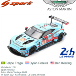Modelauto 1:18 | Spark 18S702 | Aston Martin Vantage AMR | TF Sport 2021 #33 France / Le Mans 24 Hours Modelauto 1:18 | Spark 18S702 | Aston Martin Vantage AMR | TF Sport 2021 #33 France / Le Mans 24 Hours