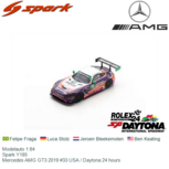 Modelauto 1:64 | Spark Y185 | Mercedes AMG GT3 2019 #33 USA / Daytona 24 hours Modelauto 1:64 | Spark Y185 | Mercedes AMG GT3 2019 #33 USA / Daytona 24 hours