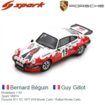 Modelauto 1:43 | Spark S6614 | Porsche 911 SC 1977 #19 Monte Carlo / Rallye Monte Carlo Modelauto 1:43 | Spark S6614 | Porsche 911 SC 1977 #19 Monte Carlo / Rallye Monte Carlo
