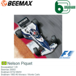 Bouwpakket 1:20 | Beemax 20003 | Brabham BT52 BMW | Brabham 1983 #5 Monaco / Monte Carlo Bouwpakket 1:20 | Beemax 20003 | Brabham BT52 BMW | Brabham 1983 #5 Monaco / Monte Carlo