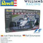 Bouwpakket 1:24 | Revell 07222 | Williams FW23 BMW | Williams 2001 Bouwpakket 1:24 | Revell 07222 | Williams FW23 BMW | Williams 2001