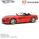Modelauto 1:18 | Hotwheels 53836 | Dodge Viper SRT-10 cabrio Rood Modelauto 1:18 | Hotwheels 53836 | Dodge Viper SRT-10 cabrio Rood