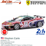 Modelauto 1:43 | Red Line Models RL002 | Ferrari 360 Modena | JMB Competition 2002 #71 France / Le Mans 24 Hours Modelauto 1:43 | Red Line Models RL002 | Ferrari 360 Modena | JMB Competition 2002 #71 France / Le Mans 24 Hours