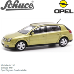 Modelauto 1:43 | Schuco 4461 | Opel Signum Goud metallic Modelauto 1:43 | Schuco 4461 | Opel Signum Goud metallic