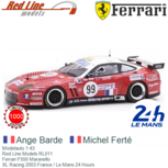 Modelauto 1:43 | Red Line Models RL011 | Ferrari F550 Maranello | XL Racing 2003 France / Le Mans 24 Hours Modelauto 1:43 | Red Line Models RL011 | Ferrari F550 Maranello | XL Racing 2003 France / Le Mans 24 Hours