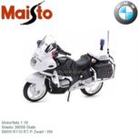 Motorfiets 1:18 | Maisto 39056-State | BMW R110 RT-P Zwart / Wit Motorfiets 1:18 | Maisto 39056-State | BMW R110 RT-P Zwart / Wit