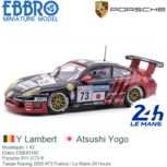 Modelauto 1:43 | Ebbro EBB43182 | Porsche 911 GT3 R | Taisan Racing 2000 #73 France / Le Mans 24 Hours Modelauto 1:43 | Ebbro EBB43182 | Porsche 911 GT3 R | Taisan Racing 2000 #73 France / Le Mans 24 Hours