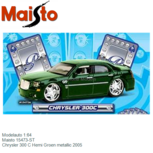 Modelauto 1:64 | Maisto 15473-ST | Chrysler 300 C Hemi Groen metallic 2005 Modelauto 1:64 | Maisto 15473-ST | Chrysler 300 C Hemi Groen metallic 2005