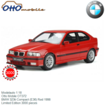 Modelauto 1:18 | Otto Mobile OT372 | BMW 323ti Compact (E36) Red 1998 Modelauto 1:18 | Otto Mobile OT372 | BMW 323ti Compact (E36) Red 1998