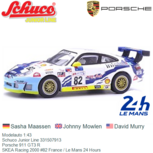 Modelauto 1:43 | Schuco Junior Line 331507913 | Porsche 911 GT3 R | SKEA Racing 2000 #82 France / Le Mans 24 Hours Modelauto 1:43 | Schuco Junior Line 331507913 | Porsche 911 GT3 R | SKEA Racing 2000 #82 France / Le Mans 24 Hours