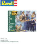 Militair 1:72 | Revell 02525 | Soldiers Marine Duitse matrozen Militair 1:72 | Revell 02525 | Soldiers Marine Duitse matrozen
