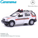 Modelauto 1:43 | Cararama 22049 | Mercedes Benz M Klasse #112 Germany Modelauto 1:43 | Cararama 22049 | Mercedes Benz M Klasse #112 Germany